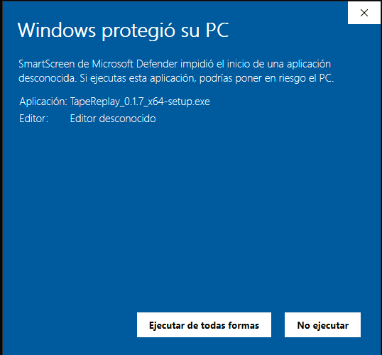 Hacé clic en "Más información"